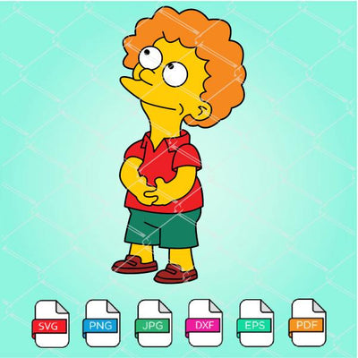 Todd Flanders SVG -The Simpsons SVG- Simpsons SVG Newmody