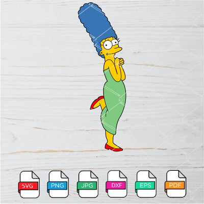 Marge Simpson SVG -The Simpsons SVG- Simpsons SVG Newmody