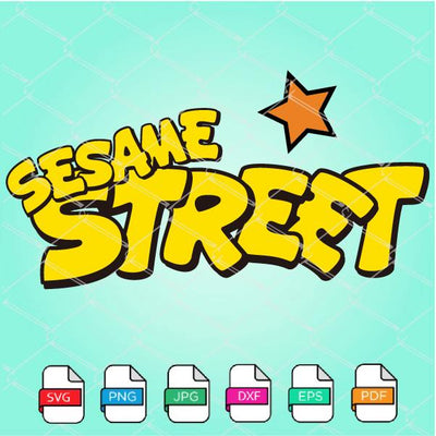 Sesame Street Logo SVG - Logo Sesame Street vector SVG Newmody