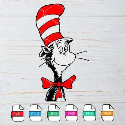 The Cat in the Hat SVG - Cat in The Hat SVG Newmody