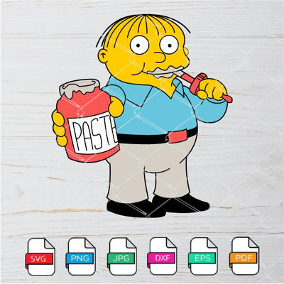 Ralph Wiggum SVG -The Simpsons SVG- Simpsons SVG Newmody