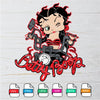 Betty Boop Riding a Motorcycle SVG -Betty Boop SVG Newmody