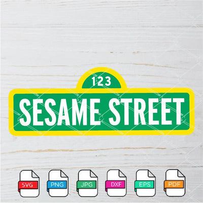 Sesame Street Logo SVG - Logo Sesame Street vector SVG Newmody