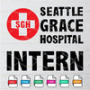 Grey's Anatomy Seattle Grace Hospital Intern SVG - Hospital Logo Svg Newmody