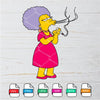 Patty Bouvier SVG -The Simpsons SVG- Simpsons SVG Newmody