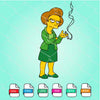 Mrs. Edna Krabappel SVG -The Simpsons SVG- Simpsons SVG Newmody