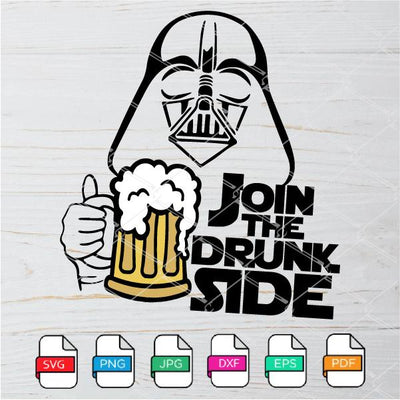 Star Wars Join The Drunk Side SVG - Star Wars SVG Newmody