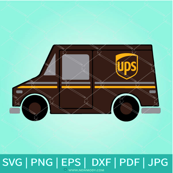 Delivery Truck UPS SVG -Mail Mailman Postal Workers SVG -Essential Workers Delivery SVG - Newmody
