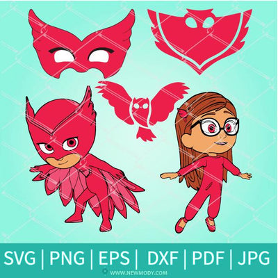 PJ Masks SVG -Owlette SVG Bundle -Disney SVG -Pjmasks SVG Newmody