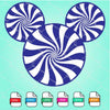 Mickey Mouse Candy Face SVG - Mickey Mouse SVG Newmody