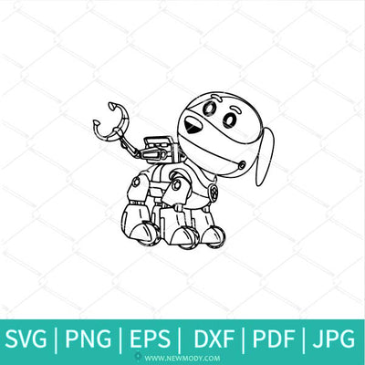Dog Robot SVG - Dog SVG - Robot  Svg - Robotic Svg - Newmody