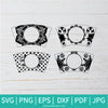 Starbucks Wrap Bundle SVG - flower Strabucks SVG - Flower Monogram SVG - Frame SVG Monogram Wrap SVG - Newmody