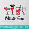 Minnie bar SVG - Minnie Mouse SVG - Wine Svg - Newmody