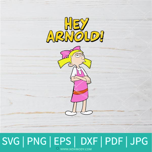 Hey Arnold SVG - Helga Pataki SVG - Nickelodeon SVG - Cartoon SVG - Newmody