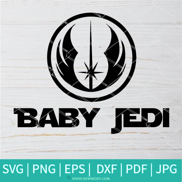 Baby Jedi SVG - Star Wars SVG - Baby Jedi PNG - Newmody