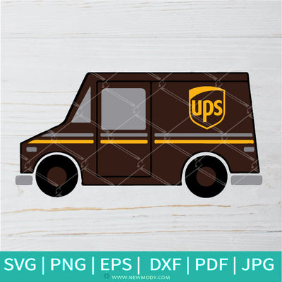 Delivery Truck UPS SVG -Mail Mailman Postal Workers SVG -Essential Workers Delivery SVG - Newmody
