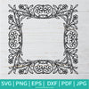 Square Picture Frame SVG - Photo Border SVG - Decorative Border - Newmody