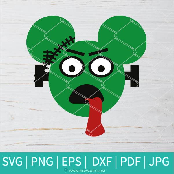 Green Mickey SVG -  Green Mickey PNG - Newmody