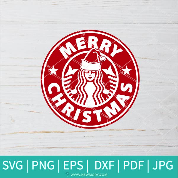 Merry Christmas Starbucks SVG - Christmas SVG - Starbucks SVG
