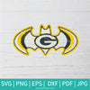 Packers Batman  SVG - Green Bay Packers SVG - Football Helmet SVG - Newmody