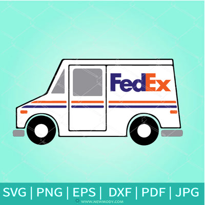 Delivery Truck Fedex SVG -Mail Mailman Postal Workers SVG -Essential Workers Delivery SVG - Newmody