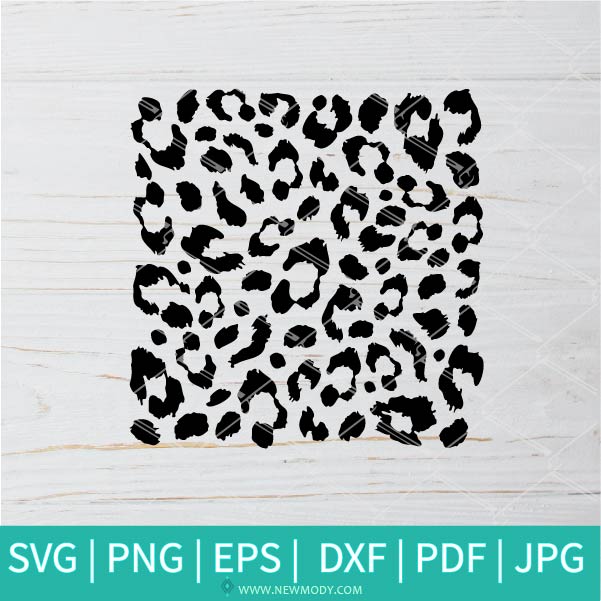 Leopard Spots Pattern Svg Cut Files - Leopard print SVG- Leopard SVG -  Leopard Pattern Svg