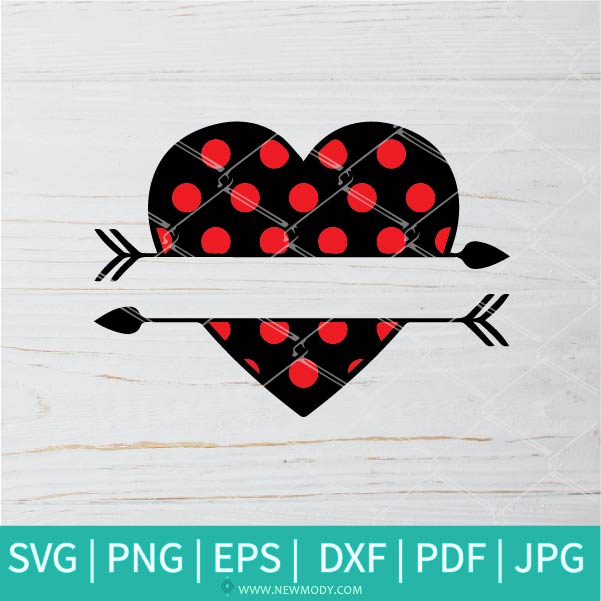 Heart Arrow SVG -Heart SVG - Valentine SVG -  Valentine's Day  SVG - Valentines Hearts SVG - Newmody