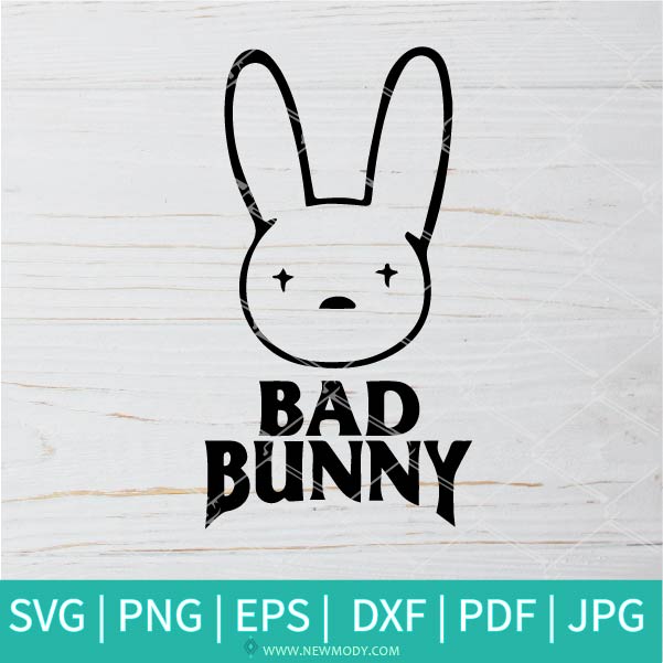 Bad Bunny SVG - Bad Bunny Logo SVG - El Conejo Malo SVG - Newmody