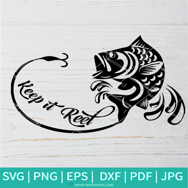 Fishing Pole With Fish SVG files for scrapbooking fishing svg