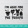 I'm Here For The Treats SVG - Minnie bar SVG - Disney Halloween SVG - Halloween SVG - Newmody
