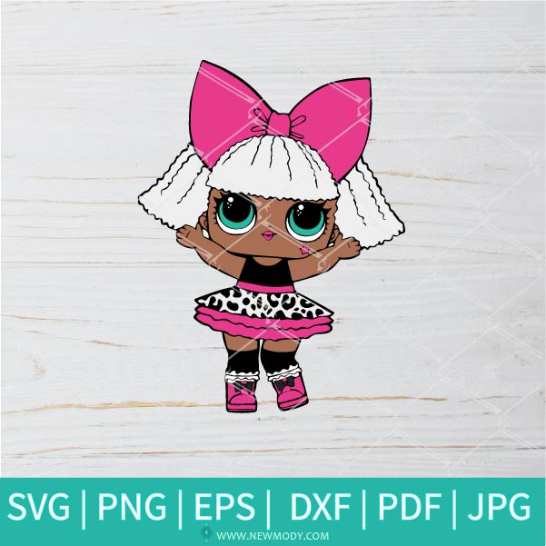 Diva Glitter SVG - Lol Surprise Dolls SVG - Lol Doll SVG - Newmody