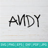Andy SVG - Toy Story Svg - Newmody