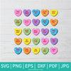Sweethearts Candy SVG - Candy SVG -  Valentine's Day  SVG - Valentines Hearts SVG - Newmody