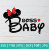 Boss Baby SVG - Minnie Mouse SVG - Newmody