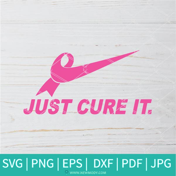 Just Cure It SVG - Breast Cancer Wonder Woman SVG - Wonder Woman SVG - Newmody