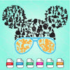 Mickey Mouse Sunglasses SVG - Mickey Ears SVG Newmody