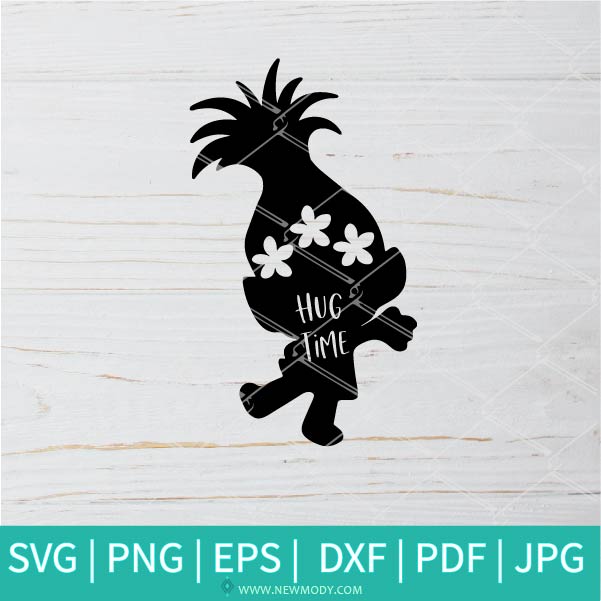 Poppy SVG - Poppy Trolls SVG - Troll Hair SVG - Newmody