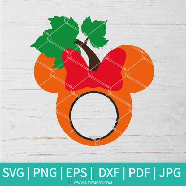 Orange Minnie Split  SVG -  Orange Minnie Split PNG