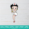Betty Boop Nurse  SVG - Betty Boop SVG - Nurse SVG - Newmody