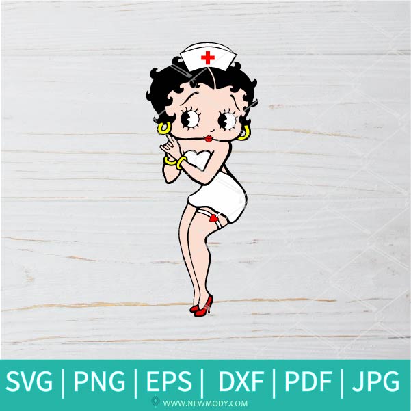 Betty Boop Nurse  SVG - Betty Boop SVG - Nurse SVG