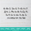 Disney Font SVG - Disney Svg - Disney Alphabet SVG - Newmody