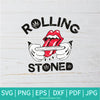 Rolling stoned  SVG - St Patrick Lips with Tongue SVG - Rasta SVG - Marijuana SVG - Newmody