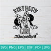 Birthday girl quarantined SVG - Minnie Mouse SVG - Funny Quarantine 2020 SVG - Newmody