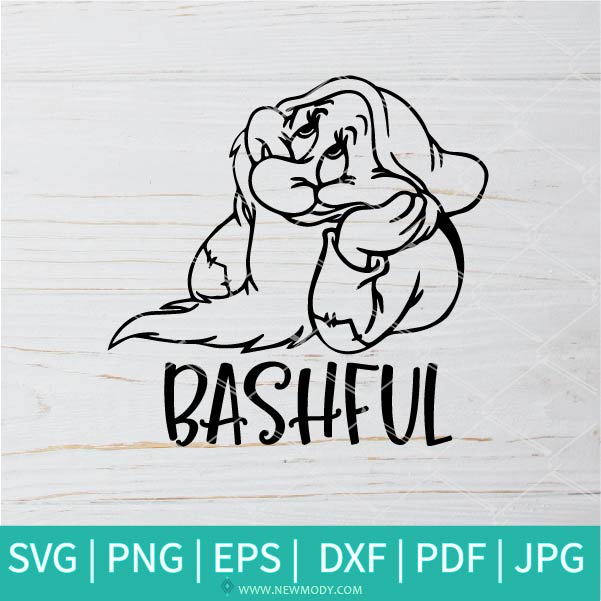 Bashful SVG - Seven Dwarfs Bashful SVG - Newmody