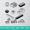 Lego Bricks SVG bundle - Lego SVG - Building Blocks SVG - Newmody