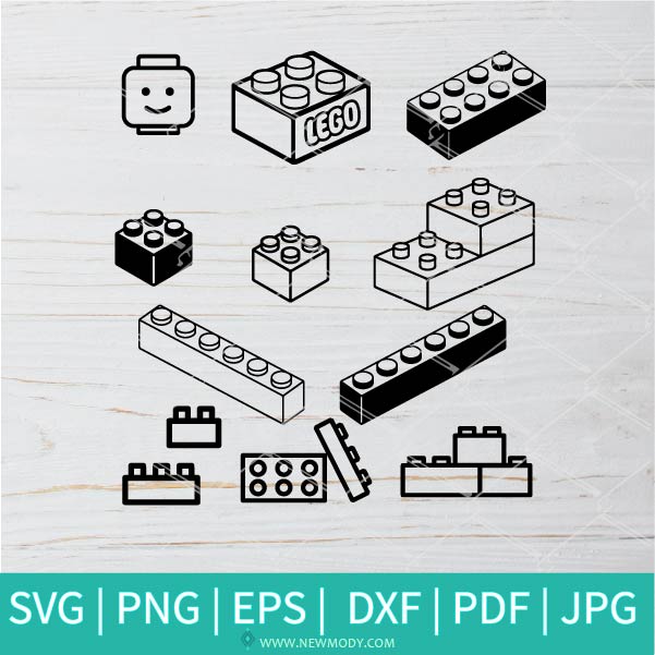 Lego Bricks SVG bundle - Lego SVG - Building Blocks SVG