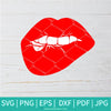 Sexy Lips SVG -  Kiss Svg - Red Lips SVG - Newmody