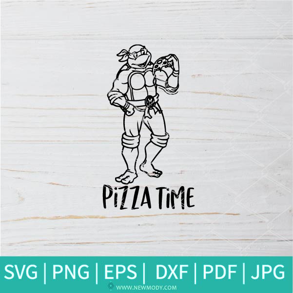 Pizza Time SVG - Ninja Turtles SVG - Pizza Party SVG