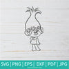 Poppy SVG - Poppy Trolls SVG - Troll Hair SVG - Newmody