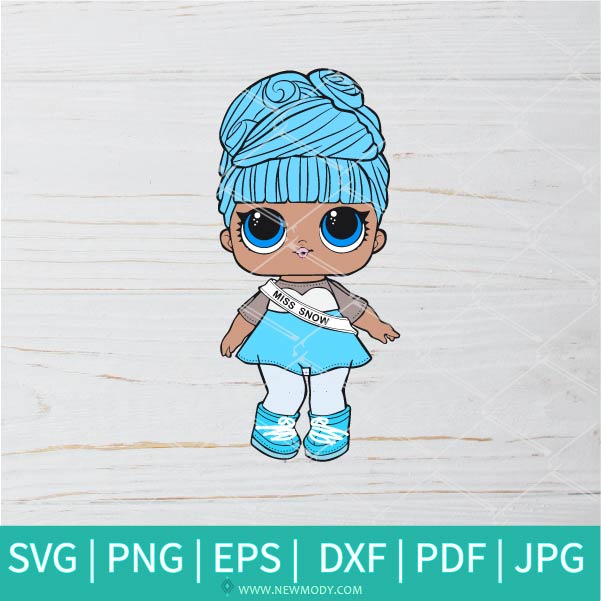Miss Snow SVG - Lol Surprise Dolls SVG - Lol Doll SVG - Newmody